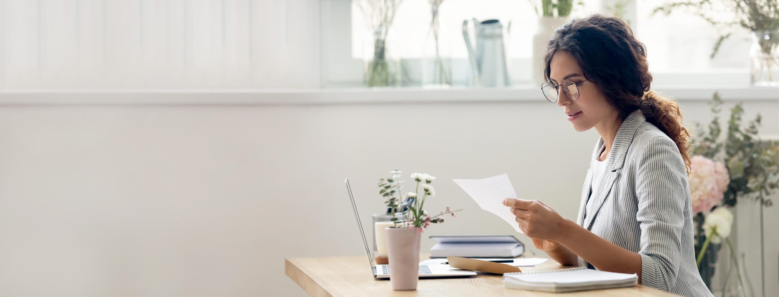 Happy people reviewing their loan options online